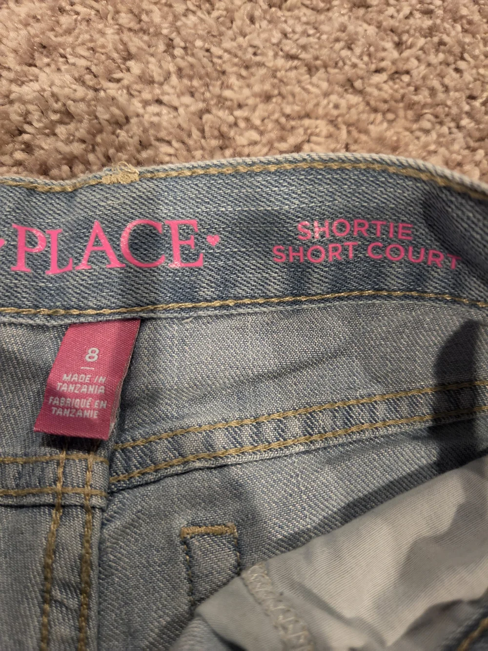 The Children's Place Shortie Short Court Jean Shorts